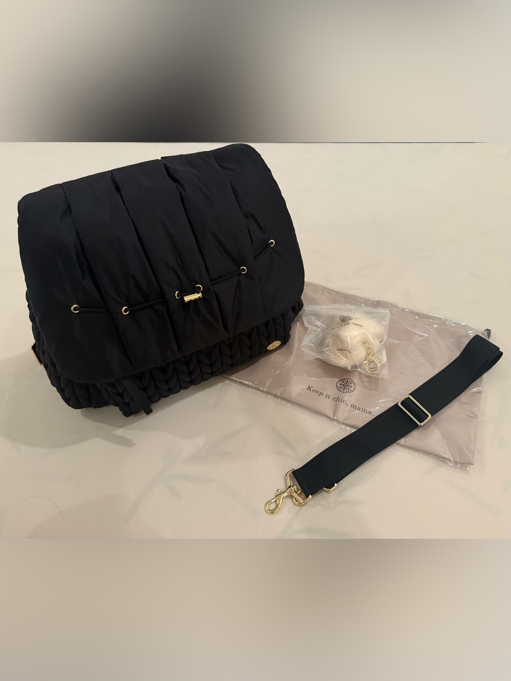 Levy DIAPER Backpack Black from HAPP BRAND